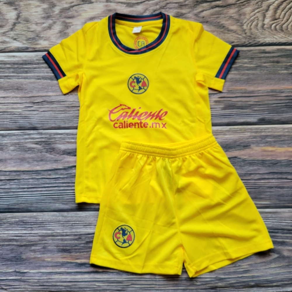 Club america Home kid's soccer uniform